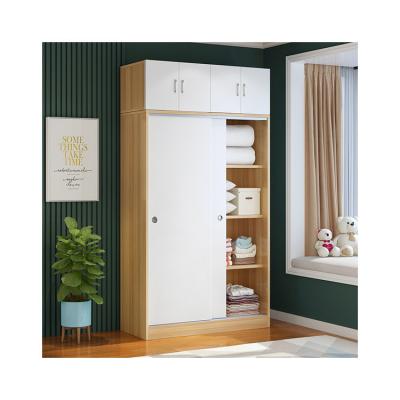 China (Height)Wardrobe Structure Sliding Door Assembly Adjustable Panel Wood Wardrobe Quality for sale