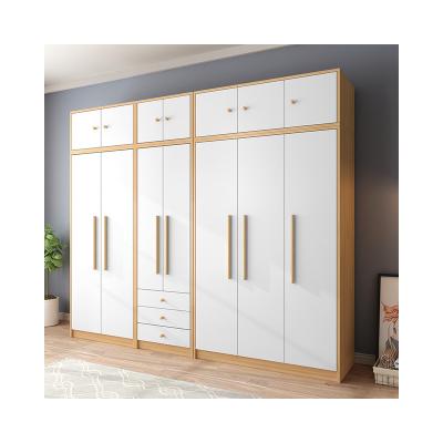 China (Size) Adjustable Wooden Bedroom Wall Cabinet Sliding Wardrobes Particle Board Wardrobes for sale