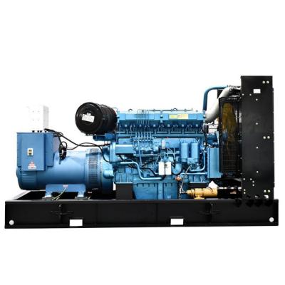 China Open Diesel Generator 500KW Powered Open Type Hydraulic Electric Generator Set Generators QKGF-YCKJ-500KW for sale