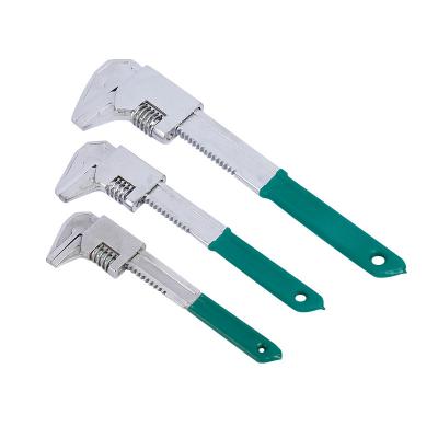 China Factory direct durable multifunctional steel non-slip handle 55# heavy duty adjustable f-type pipe wrench for sale