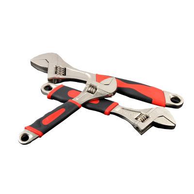 China Wholesale Custom Nickel Plated Professional Adjustable Wrench Handle Adjustable Wrench Durable Manufacturer for sale