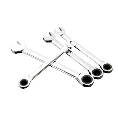 China Durable 6-36mm 72 Speed ​​Chrome Vanadium Steel Professional Ratchet Spanner Open Combo Wrench for sale