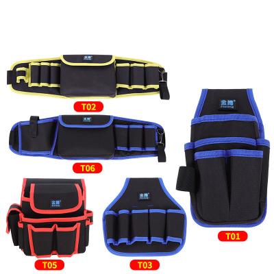 China Convenient Factory Wholesale Multifunctional Oxford Cloth Belt Bag Repair Electrician Canvas Tool Bag for sale