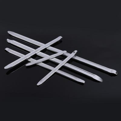 China Durable Chrome Plated Double Head Car Pry Tire Repair Tools Flat 55#steel Pry Bars for sale