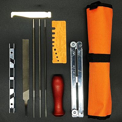 China High Yield 9pcs Amazon Factory Outlet Hot Sale Canvas Baged Chainsaw Files Set for sale