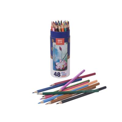 China High Quality Watercolor Colored Pencils Drawing Paint 12 24 36 48pcs Wholesale Hot Selling Painting for sale