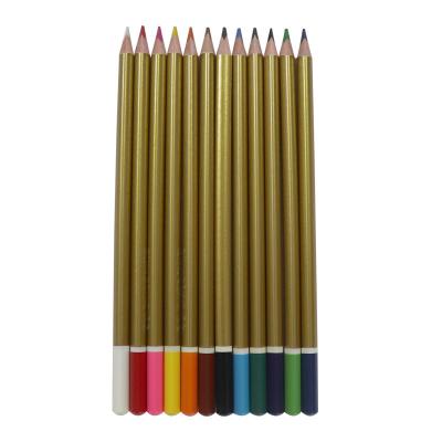 China Custom Logo Paint Wooden Drawing And Writing Bulk Colored Pencils for sale