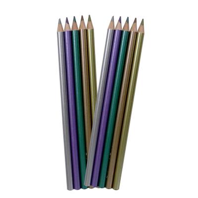 China Custom Bulk Paint Color Lead Wooden Coloring Pencils For Kids for sale