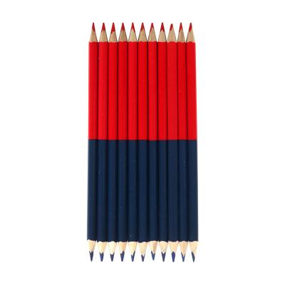 China OEM Wholesale Custom Two Color Paint Wooden Coloring Pencils For Kids for sale