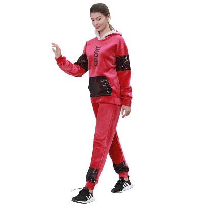 China Comfortable Full Body Thermal Suit Ladies Pajamas Set for sale