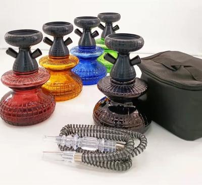 China New quality eco-friendly nonsense mini silicone hookah shisha best nargile with hookah purse for sale