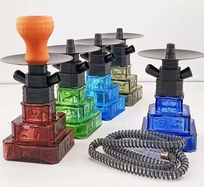 China Factory outlets eco-friendly supplies mini smoke silicone shesha hookah with portable hookah hand bag for sale