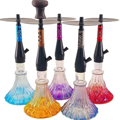 China High quality wholesale shesha hookah two smoking pipes Smooking Shisha nonsense for hukkah sisha glass pipe for sale