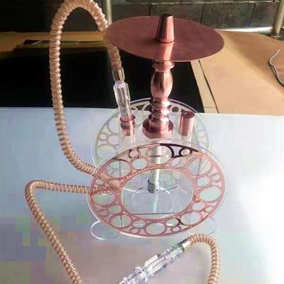 China New Shape Smooking Shisha Hookah Vase Acrylic Bottle For Modern Design Shisha Hookah for sale