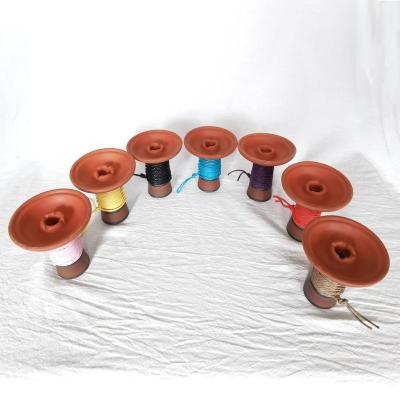 China New Design Clay Ceramic Wholesale Hookah Tobacco Shisha Smoking Bowl with Strings for Shisha Accessories Hookahs for sale