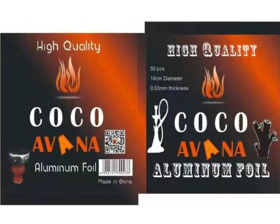 China Shisha Hookah Accessories Round Shape Hookah Bowl Aluminum Foil Arab Smoking Disposable Thick Paper for sale