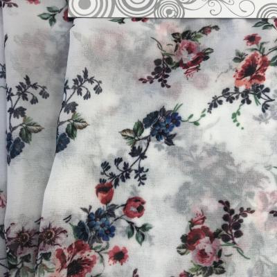 China 2020 100% Polyester Chiffon Ready Fabric Goods Antistatic Digital Prints for sale