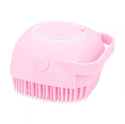 China 2021 Viable New Silicone Cat Bath Brush Dog Bath Brush Pet Masaage Bath Brush for sale