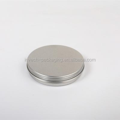 China 30ml Solid Mint Cosmetic Metal Tin Box , Round Metal Tins For Solid Perfume for sale