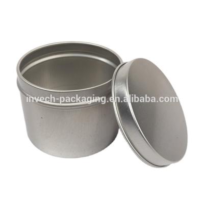 China Seamless Round Canned Food Tin Foil Containers With Slip On Covers For Canned Food for sale