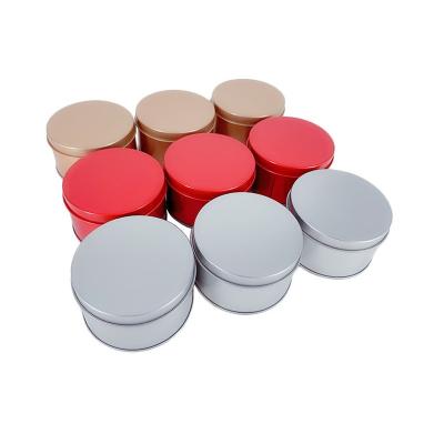 China Colorful Printing Food Tin Tin Box For Gift Packaging , Beautiful Metal Tin Can For Candy for sale