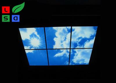 Cina luce dello schermo piatto del cielo blu LED dell'esposizione del negozio di 595x595Mm LED per la decorazione del soffitto in vendita