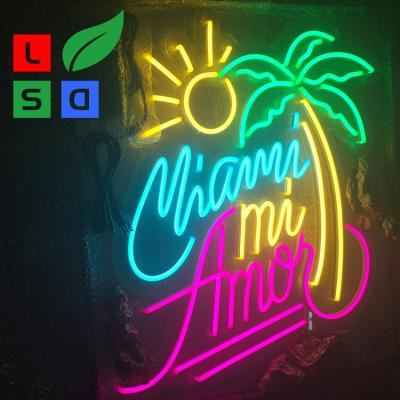 China Op maat gemaakte IP65 Restaurant LED Neonreclames Custom Neon Sign Wall Hanging Colorful Te koop