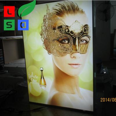 China Custom 24VDC Picture Fabric Light Box Frame 28Mm Ultra Thin SEG Frame for sale