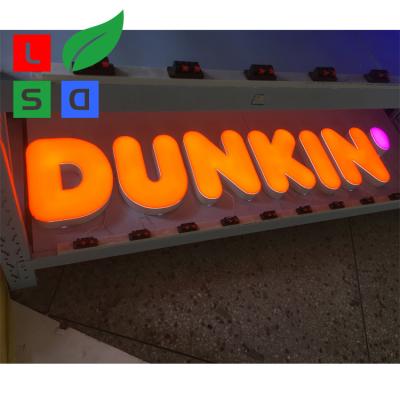 China RCM SAA Orange Exterior Depth 40mm LED Channel Letter Sign Vinly for sale