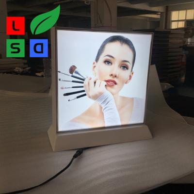 China LSD Double Side 2835SMD led Desktop Light Box Picture Frame Longlife for sale