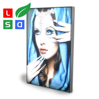 China Backlit 30mm Thickness SEG Fabric Lightbox low flickering for sale