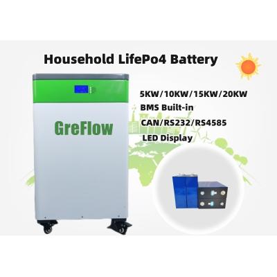 China Home appliances solar system storage battery removeable 51.2V lithium ion battery 200ah 300ah 400ah stretched lifePo4 battery 5kw 10kw 15kw 20kw for sale