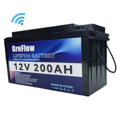 China Factory Direct Sale 4 Life 200Ah 12V Long Duty Cycle Solar Battery Lithium Ion Battery Lifepo For House Use 200Ah for sale