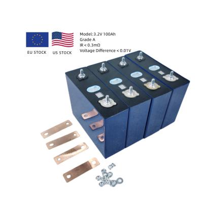 China CURRENT EU Grade Lifepo4 A Calb free lifepo4 3.2v 100ah busbars and bolts for DIY solar system truck power tools for sale