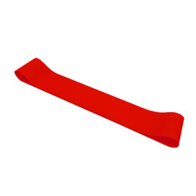 China Hot Selling High Elasticity Resistance Bands Yoga Exercise Loop Red Mini Foot Loop Band Woven Booty Resistance Resistant Elastic Hip Band For Exercise for sale