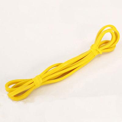 China Gym Training Fitness Grips Cheap Thick Rubber Bands Set Resistance Bands Latex Belt Fitness Training Exercise Yellow Color for sale