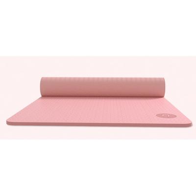 China High Quality Durable Yoga Mat Wholesale Waterproof Washable Anti Slip Tape Anti Slip Large Size Thickened Exercise Logo Yoga Mat Pink Custom Made for sale