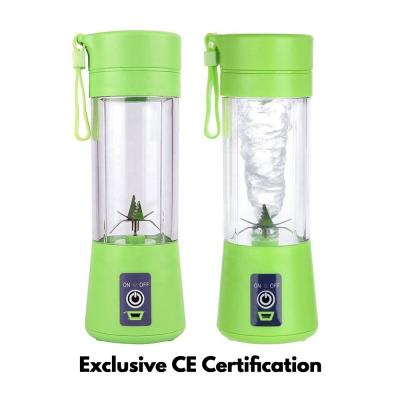 China Portable Blender 300ml Mini Usb Sports Drinking Fruit Juicer Wholesale Bottle Protable Juicer For Travel for sale