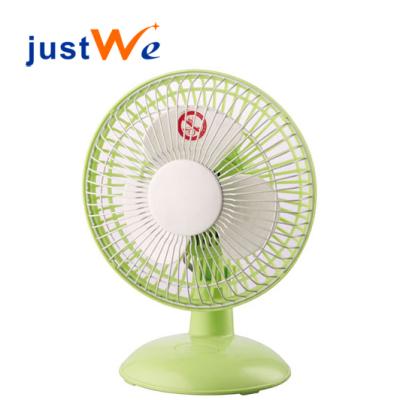 China 6 Inch Plastic Air-Circulator Small Quiet Tabletop Fan With Powerful Wind for sale