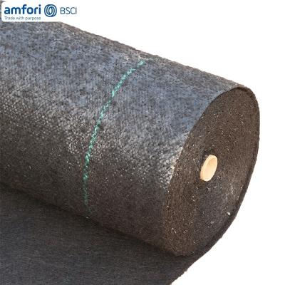 China Weed Prevention Growing PP Woven Geotextile Long Life Weed Barrier Mat for sale