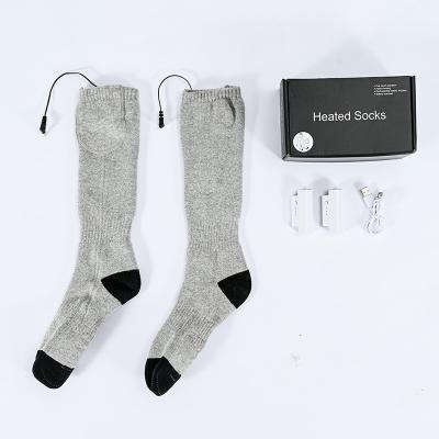 China Winter Warmer Rechargeable Battery Outdoor Sports Breathable Unisex Skiing Passionate Socks For Women Men for sale