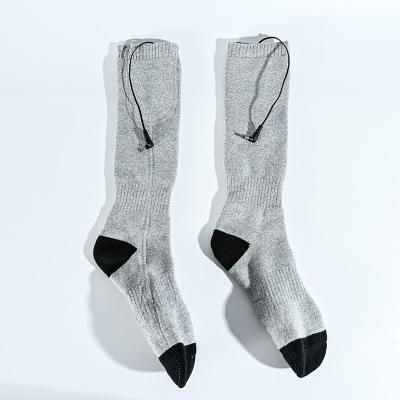 China Breathable Rechargeable Self Heated Thermal Socks With Battery Electric Warm Heated Heated Socks for sale