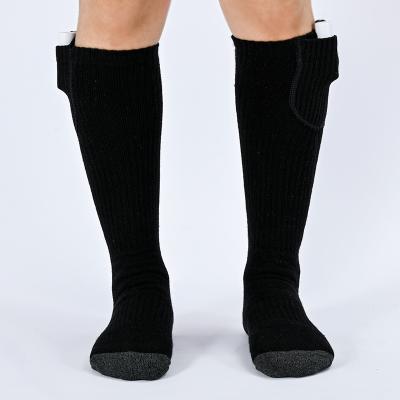 China Best Selling Ski Socks Rechargeable Keep Warm Breathable Factory Heat Electricity Socks Outdoor Sport for sale