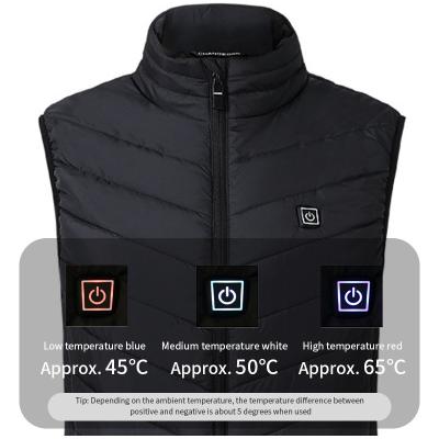 China Padded Anti-Wrinkle Coat Electric Thermal Hunting Outdoor Smart Clothes Heated Vest Winter For Men for sale