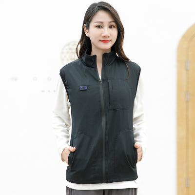 China Factory Direct Sales Cotton Thermal Heated Vest Body Warmer Winter Waterproof Washable Windproof Women Vest for sale