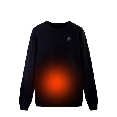 China Winter Unisex Anti-wrinkle Sweater Thermal USB Heating Electric Heated Sweater For Women Men With Battery for sale