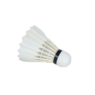 China Club competitions Professional Factory Made Durability  Medium Speed Shuttlecock Goose Feather Badminton for sale