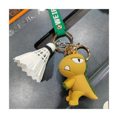 China Soft rubber China Factory Custom Cute 3d Small dinosaur Keychain With High Quality For Promotion Gifts for sale