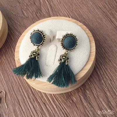 China Wooden Earrings Ring Stand Jewelry Display Stand Jewerlry Storage Environmental Protection Simple Bamboo for sale