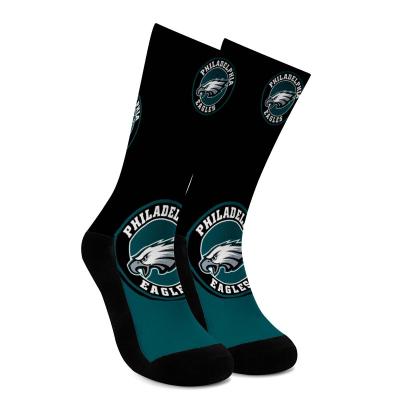 China 2021 High Quality NFL Crew Design Socks 3d Printing Breathable Cotton Football Socks for sale